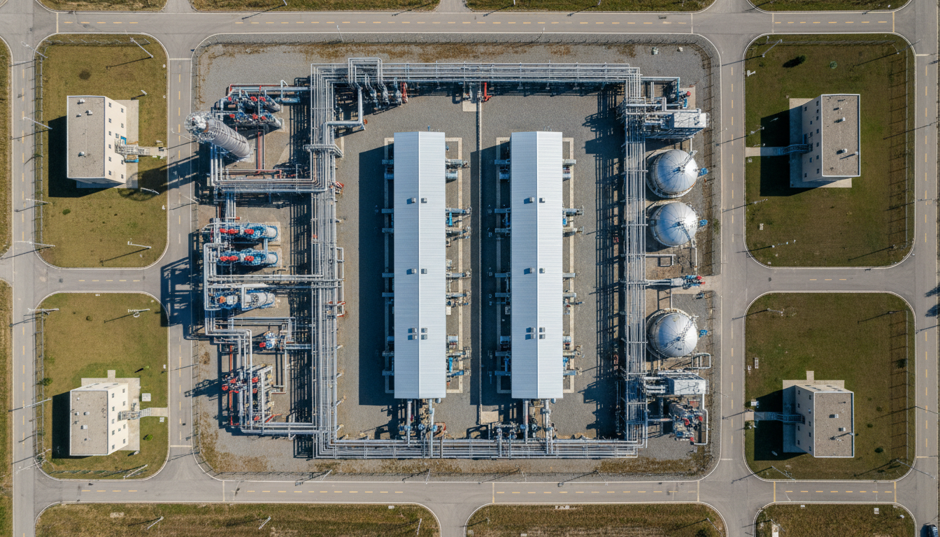 Принцип работы промышленной газоперекачивающей установки